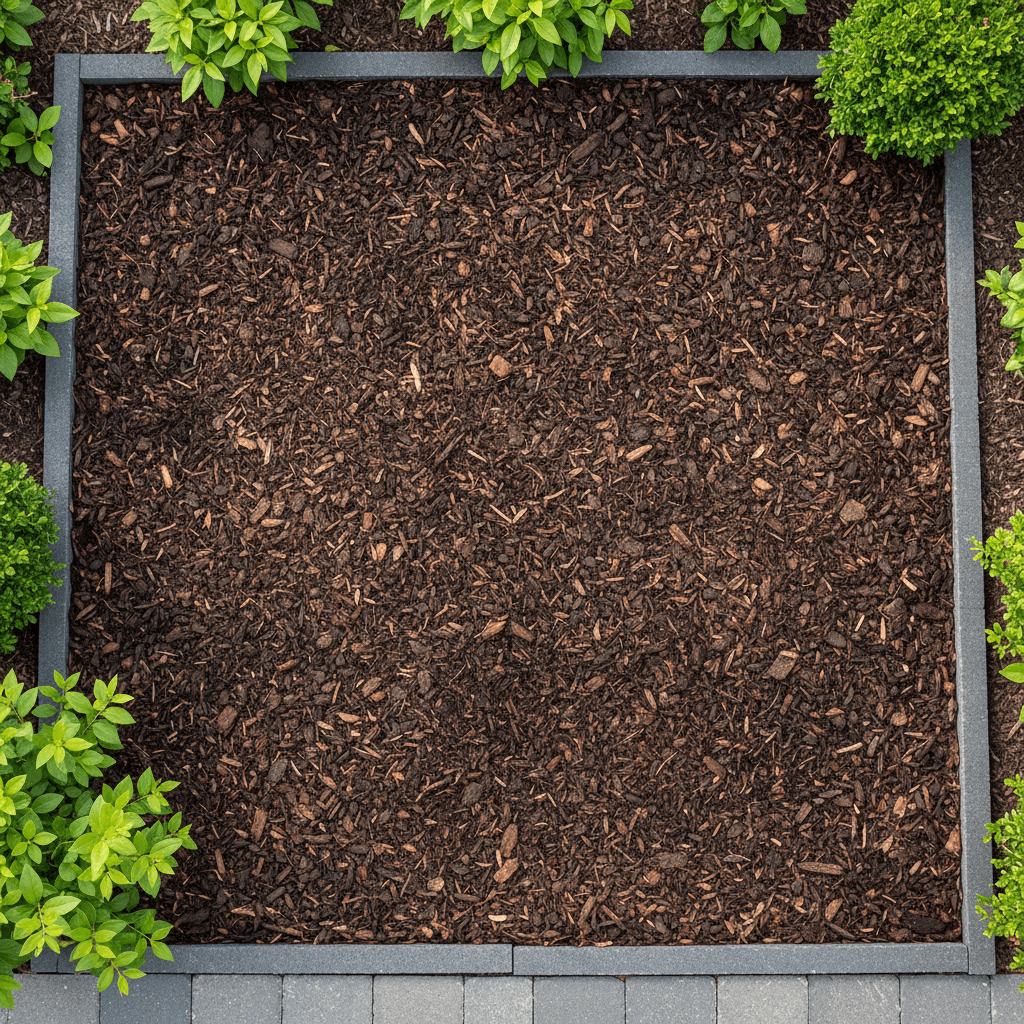 Mulch bed refresh service detail